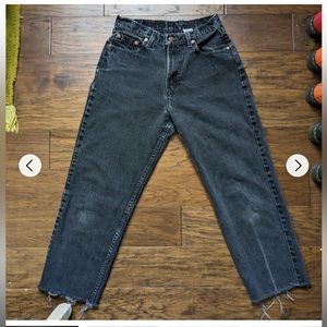 Vintage Womens Levis 560 Jeans Blue Size 9m Juniors Made In USA Loose Straight